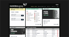 Desktop Screenshot of handball123.com